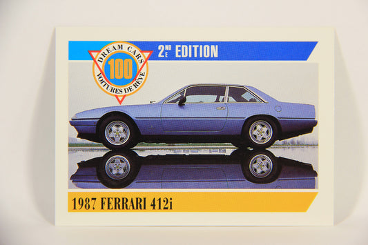 Dream Cars 2nd Edition 1992 Trading Card #18 - 1987 Ferrari 412i FR-ENG L004630