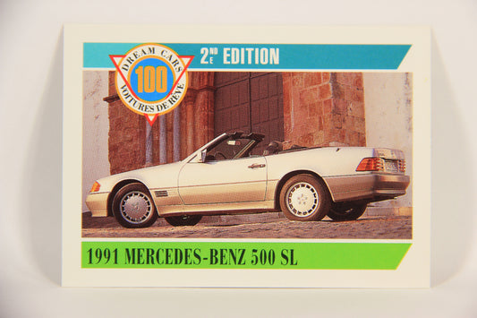 Dream Cars 2nd Edition 1992 Trading Card #28 - 1991 Mercedes-Benz 500 SL L004635