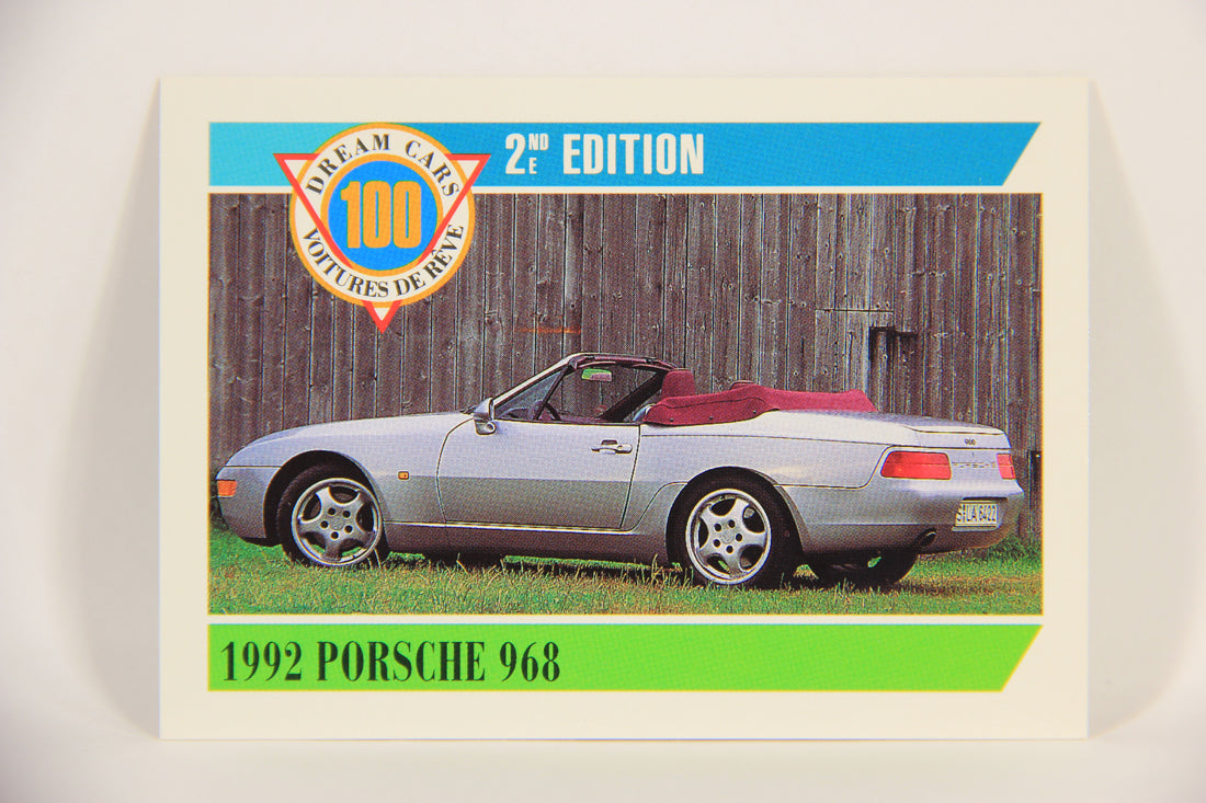 Dream Cars 2nd Edition 1992 Trading Card #30 - 1992 Porsche 968 FR-ENG L004637