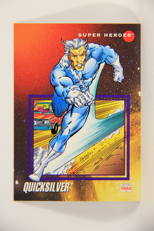 1992 Marvel Universe Series 3 Trading Card #7 Quicksilver ENG L004796