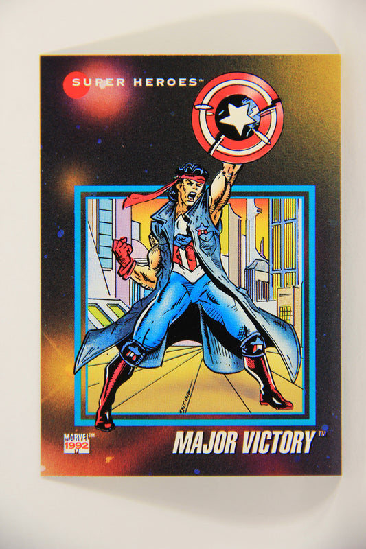 1992 Marvel Universe Series 3 Trading Card #10 Major Victory ENG L004799