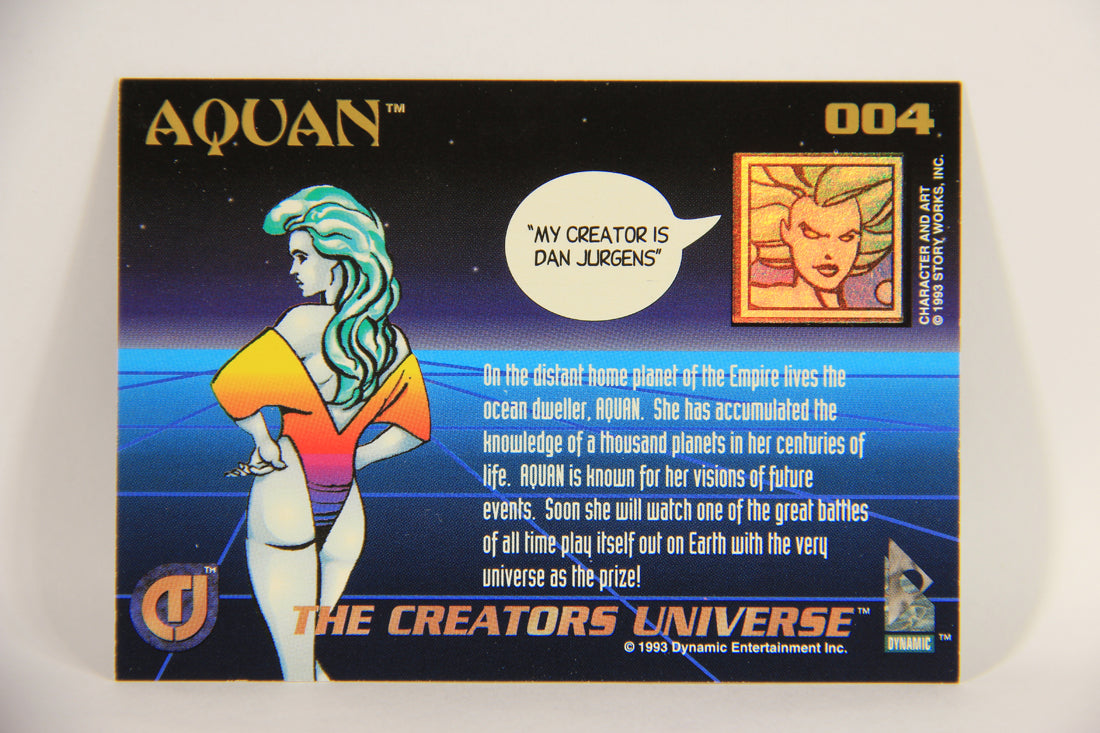 The Creators Universe 1993 Trading Card #4 Aquan ENG L004812