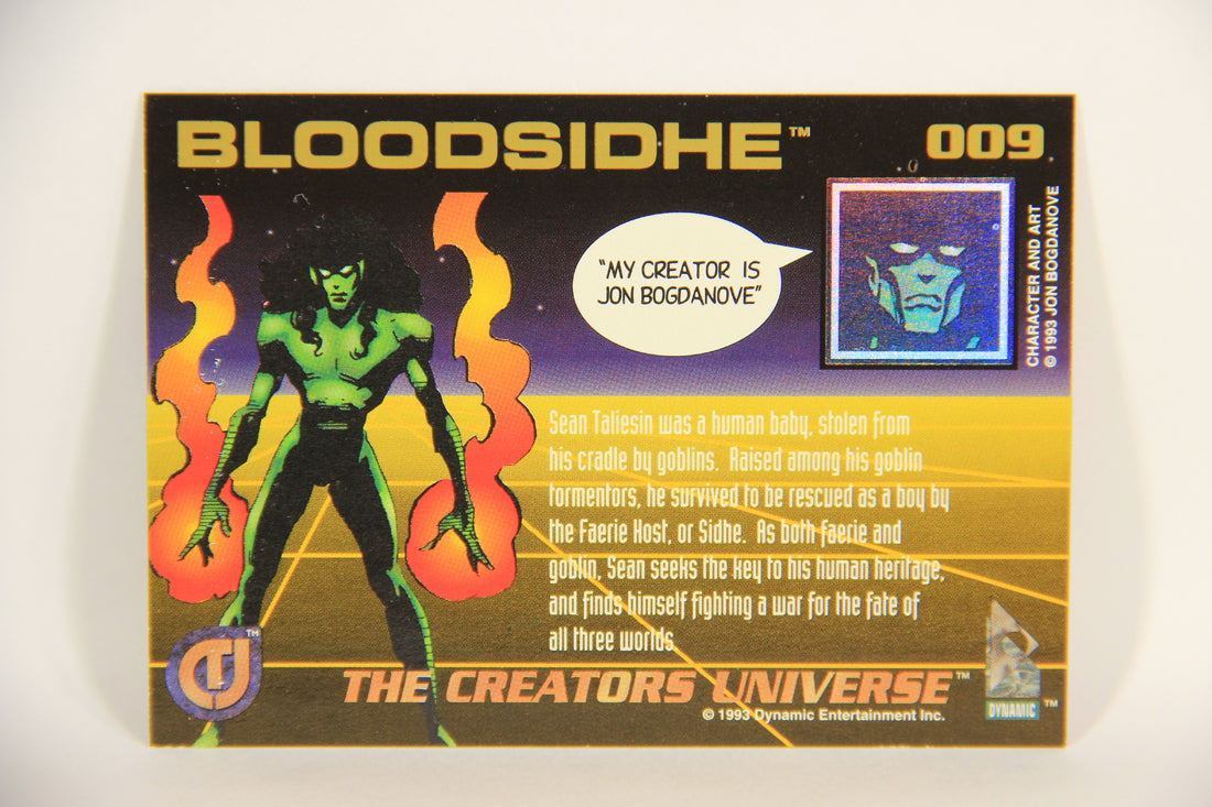 The Creators Universe 1993 Trading Card #9 Bloodsidhe ENG L004817