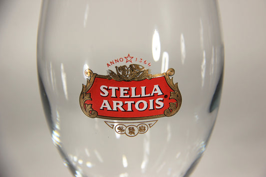 Stella Artois Screen Edition Beer Chalice Glass Rose Flower Stem Belgium L004879