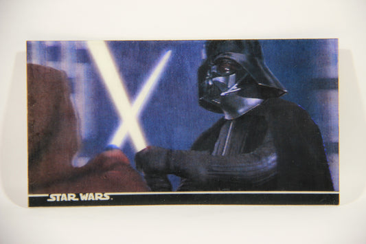 Star Wars 3Di Widevision 1996 Trading Card #40 When Jedi Clash ENG L004933