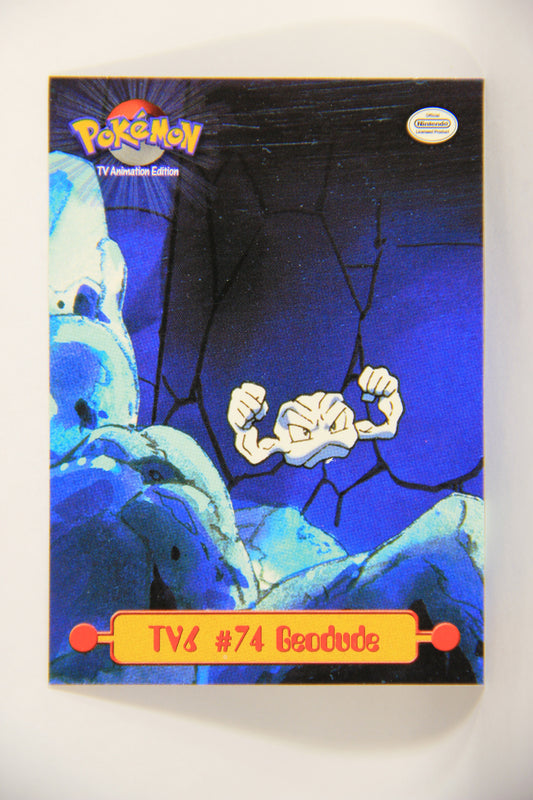 Pokémon Card TV Animation #TV6 Geodude Blue Logo 1st Print Puzzle ENG L004958