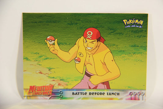 Pokémon Card First Movie #10 Battle Before Lunch Foil Chase Blue Logo 1st Print ENG L005018