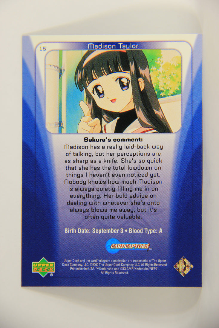 CardCaptors 2000 Trading Card #15 Madison Has A Way Of Talking ENG L005481