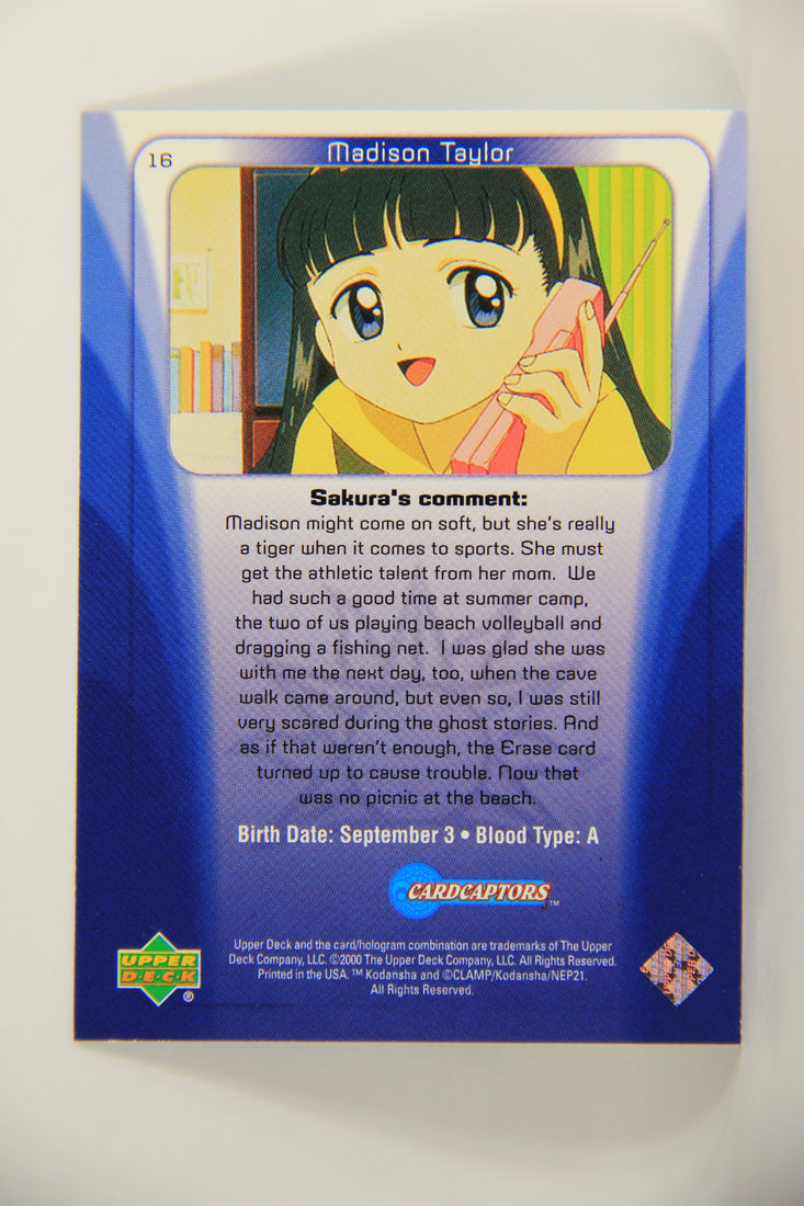 CardCaptors 2000 Trading Card #16 Playing Beach Volleyball ENG L005482