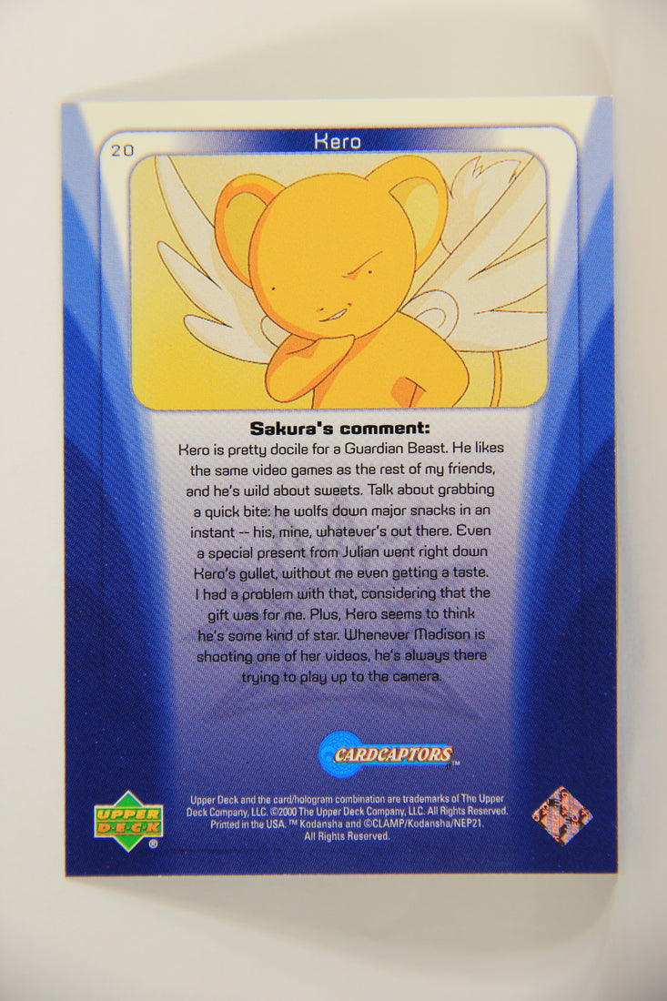 CardCaptors 2000 Trading Card #20 Kero A Docile Guardian Beast ENG L005486