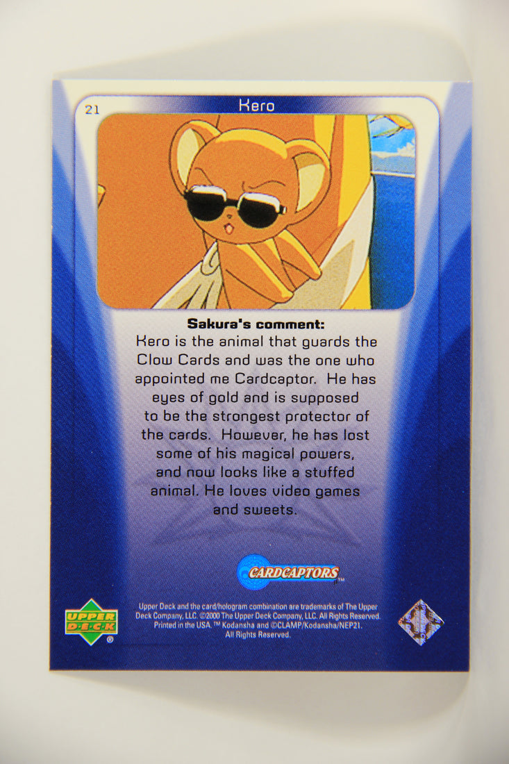 CardCaptors 2000 Trading Card #21 Kero Guardian Of The Clow Cards ENG L005487