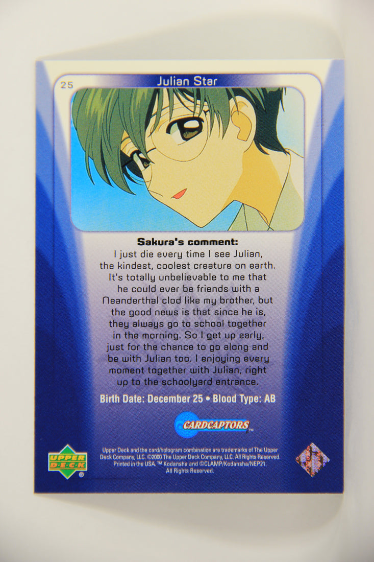 CardCaptors 2000 Trading Card #25 I Just Die Every Time I See Julian ENG L005491