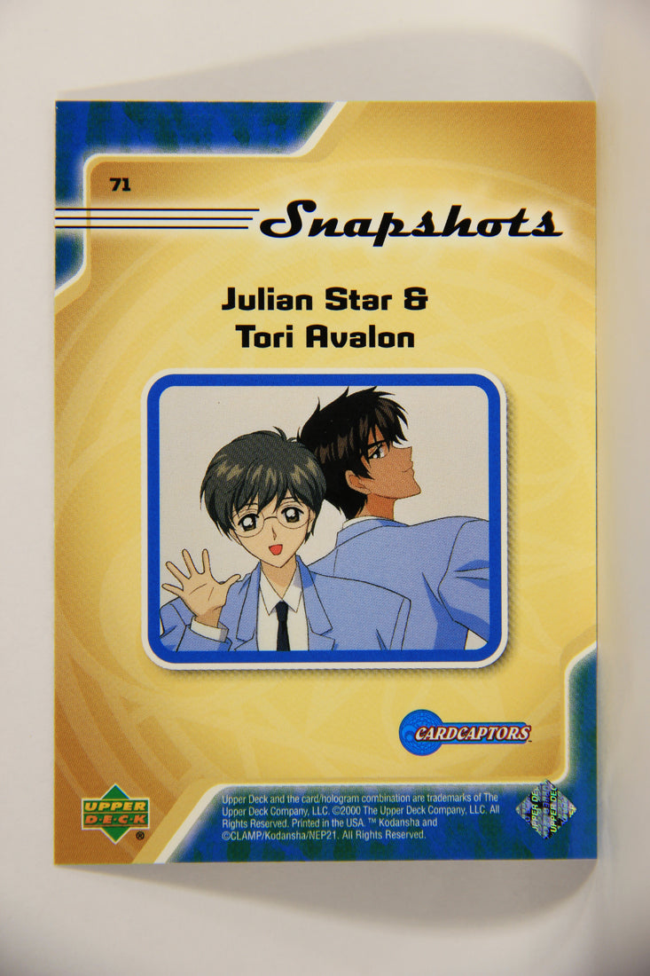CardCaptors 2000 Trading Card #71 Julian Star & Tori Avalon - Snapshots ENG L005532