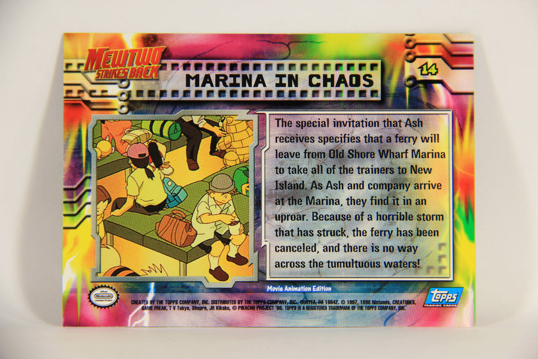 Pokémon Card First Movie #14 Marina In Chaos Blue Logo 1st Print ENG L005598