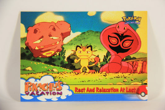 Pokémon Card First Movie #49 Rest And Relaxation At Last Blue Logo 1st Print ENG L005626