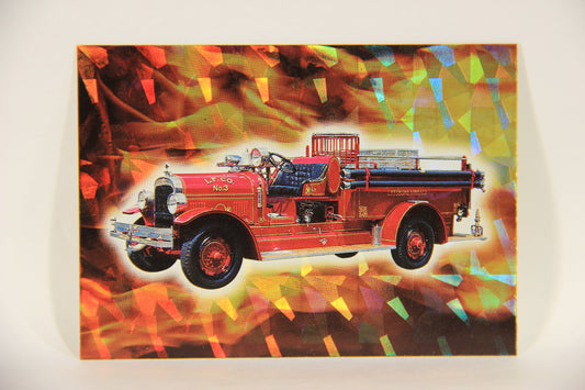 Fire Engines 1993 Chase Prism Trading Card #2 Leesburg FD VA Seagrave Pumper ENG L005731