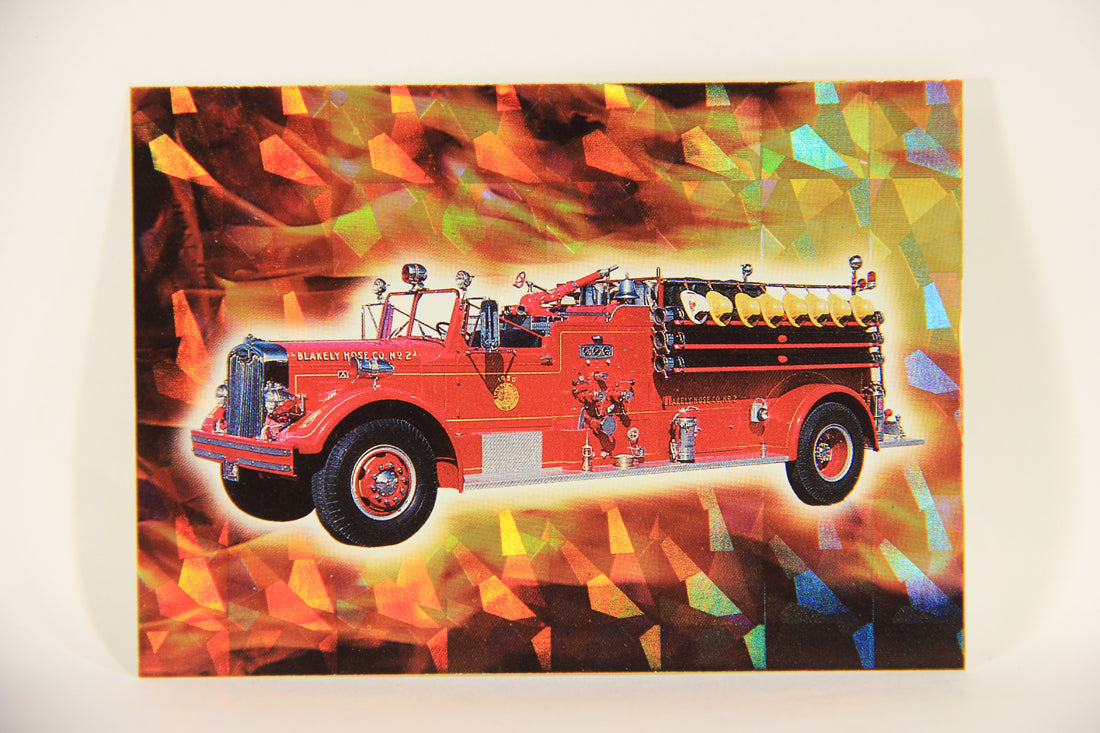 Fire Engines 1993 Chase Prism Trading Card #6 Blakely PA Apparatus Pumper ENG L005732