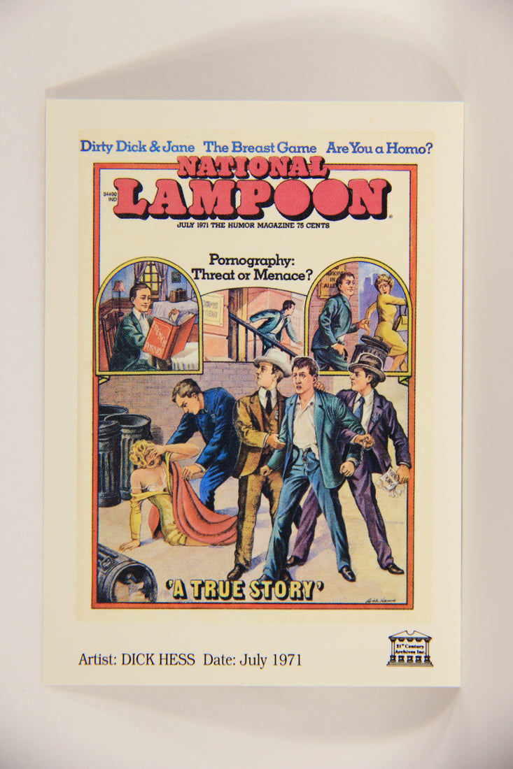 National Lampoon 1993 Trading Card #11 Pornography Threat Or Menace - July 1972 L005775