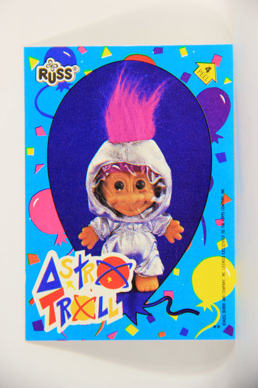 Russ Trolls 1992 Topps Trading Card Sticker #4 Astro Troll Astrollnaut ENG L005881