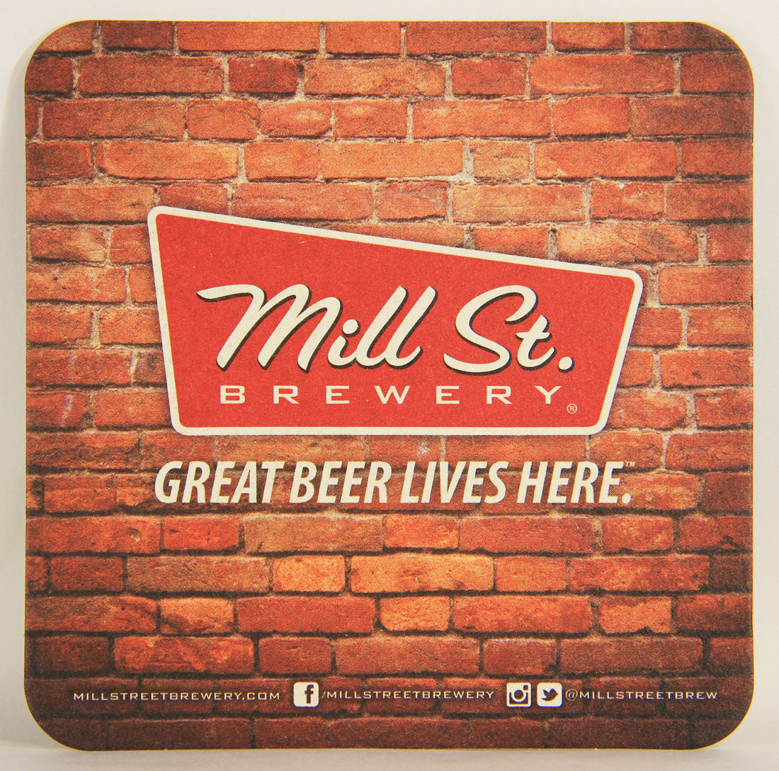 Mill St. Brewery Beer Coaster Canada Toronto Ontario ENG L006114