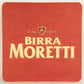 Birra Moretti Beer Coaster Stylish Woman Drinking Beer Italy ITA L006116