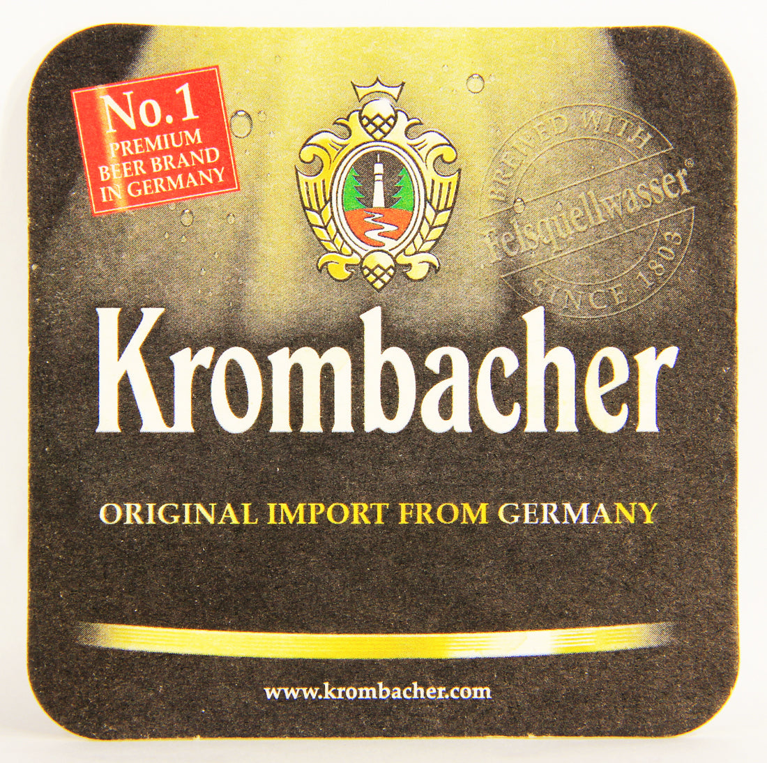 Krombacher Beer Coaster Krombacher Brauerei Germany ENG L006127