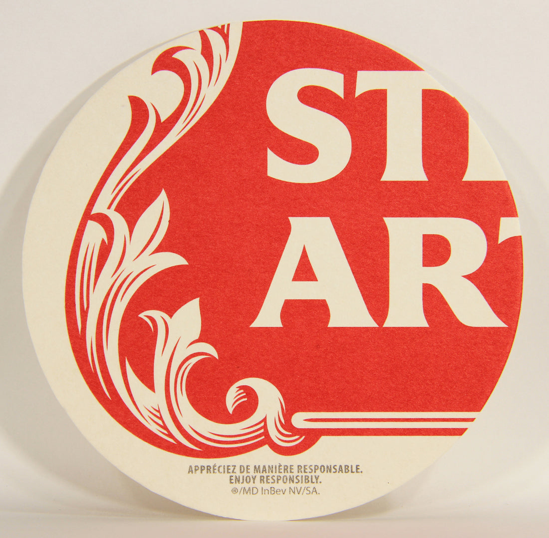 Stella Artois Beer Coaster Anheuser–Busch InBev Belgium FR-ENG L006130