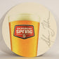 Okanagan Spring Brewery Beer Coaster Canada British Columbia ENG L006133