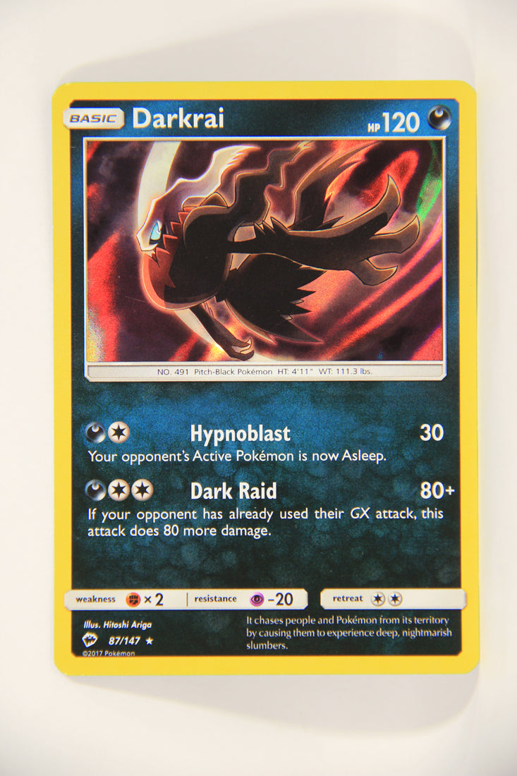 2017 Pokémon TCG #87/147 Darkrai - Holo Burning Shadows Rare ENG L006355