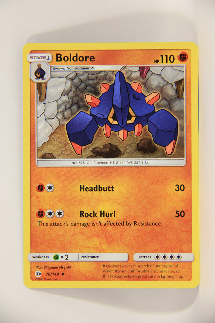 2017 Pokémon TCG #70/149 Boldore - Sun & Moon Uncommon ENG L006361