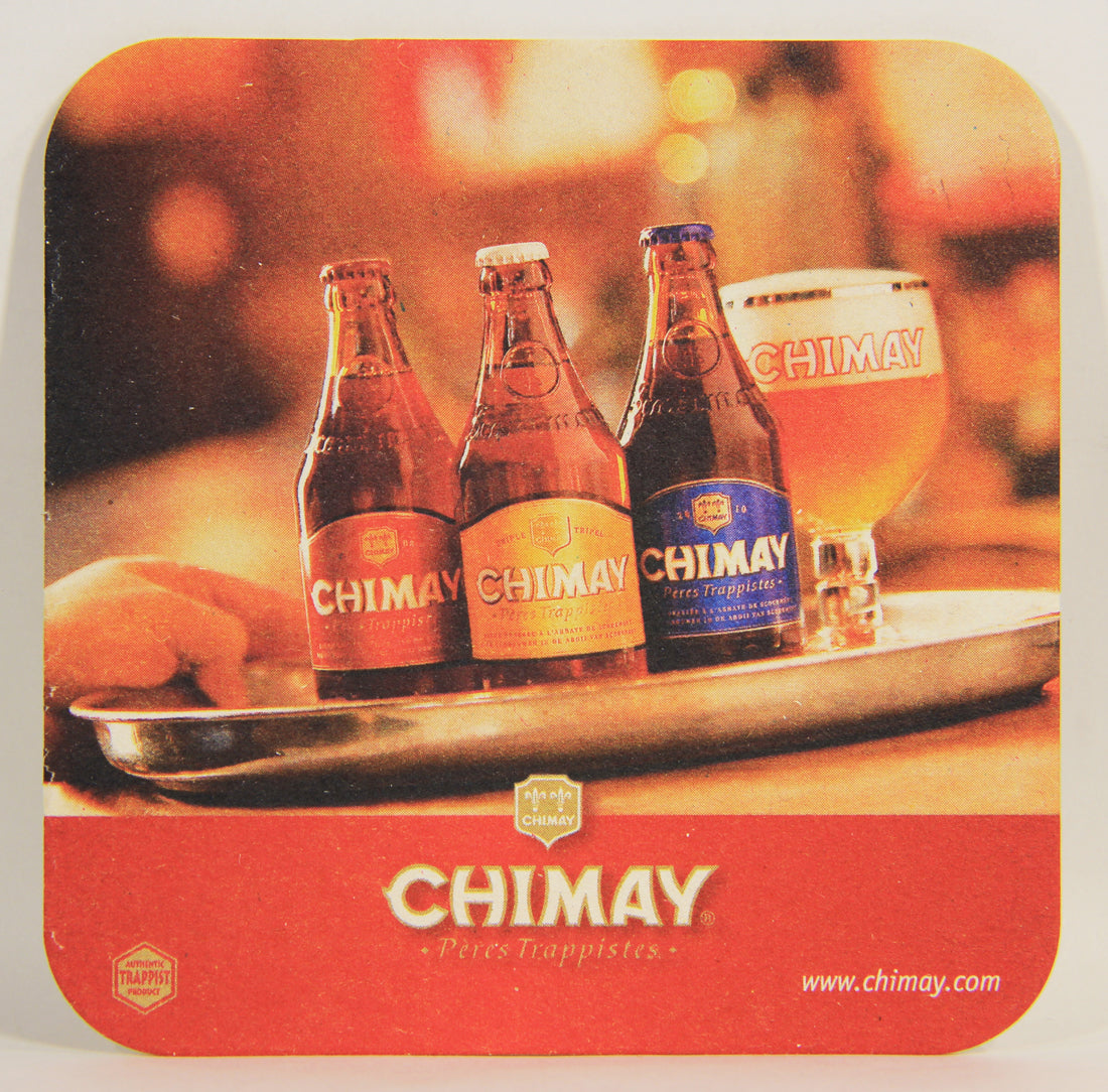 Chimay Beer Coaster Bière Trappiste - Trappist Beer Belgium FR L006697