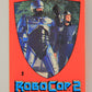 RoboCop 2 Topps 1990 Trading Card Sticker #2 Puzzle ENG L006860