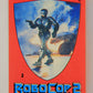 RoboCop 2 Topps 1990 Trading Card Sticker #3 Puzzle ENG L006861