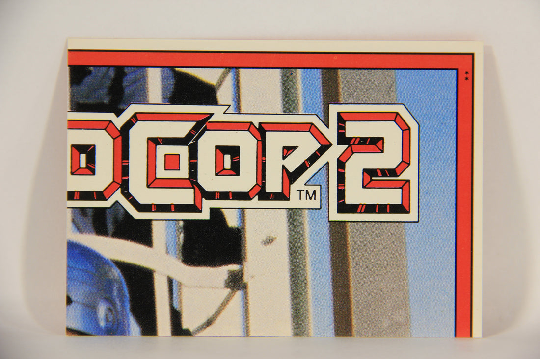 RoboCop 2 Topps 1990 Trading Card Sticker #6 Puzzle ENG L006864