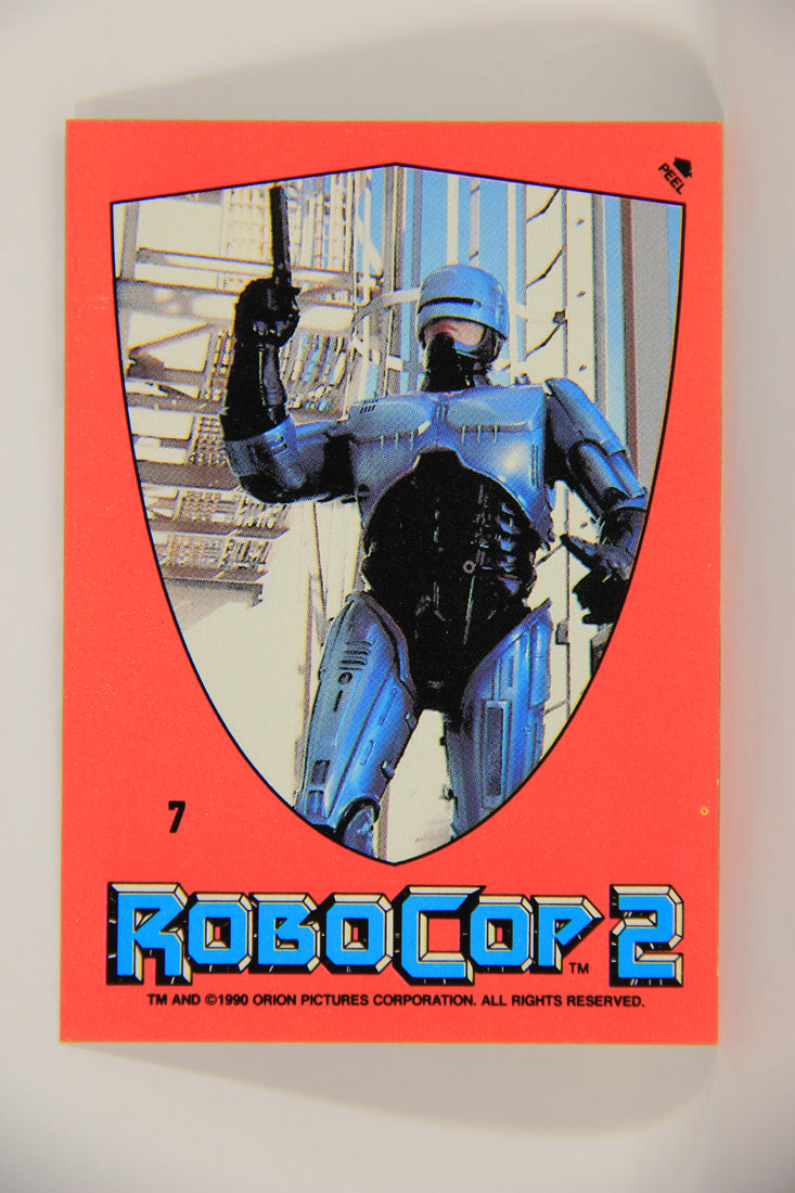 RoboCop 2 Topps 1990 Trading Card Sticker #7 Puzzle ENG L006865