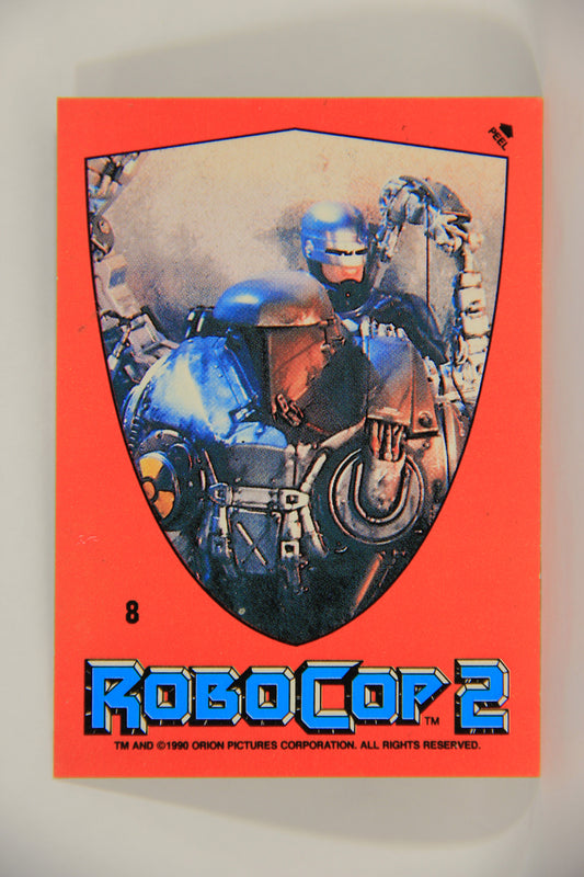 RoboCop 2 Topps 1990 Trading Card Sticker #8 Puzzle ENG L006866