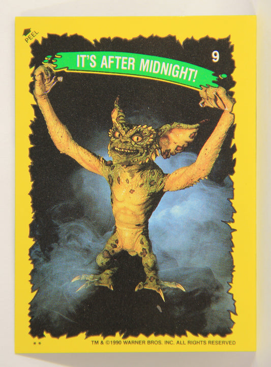Gremlins 2 The New Batch 1990 Trading Card Sticker #9 It's After Midnight ENG L006878