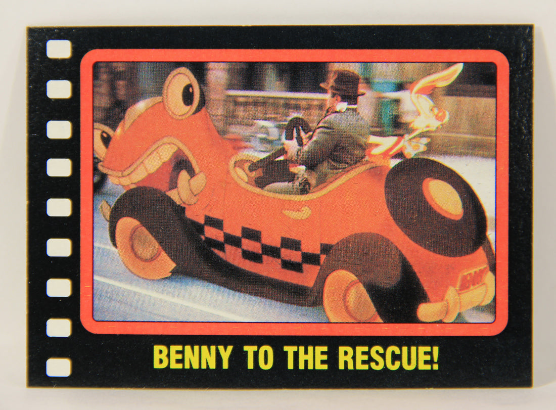 Who Framed Roger Rabbit 1988 Trading Card #75 Benny To The Rescue ENG Topps L006896