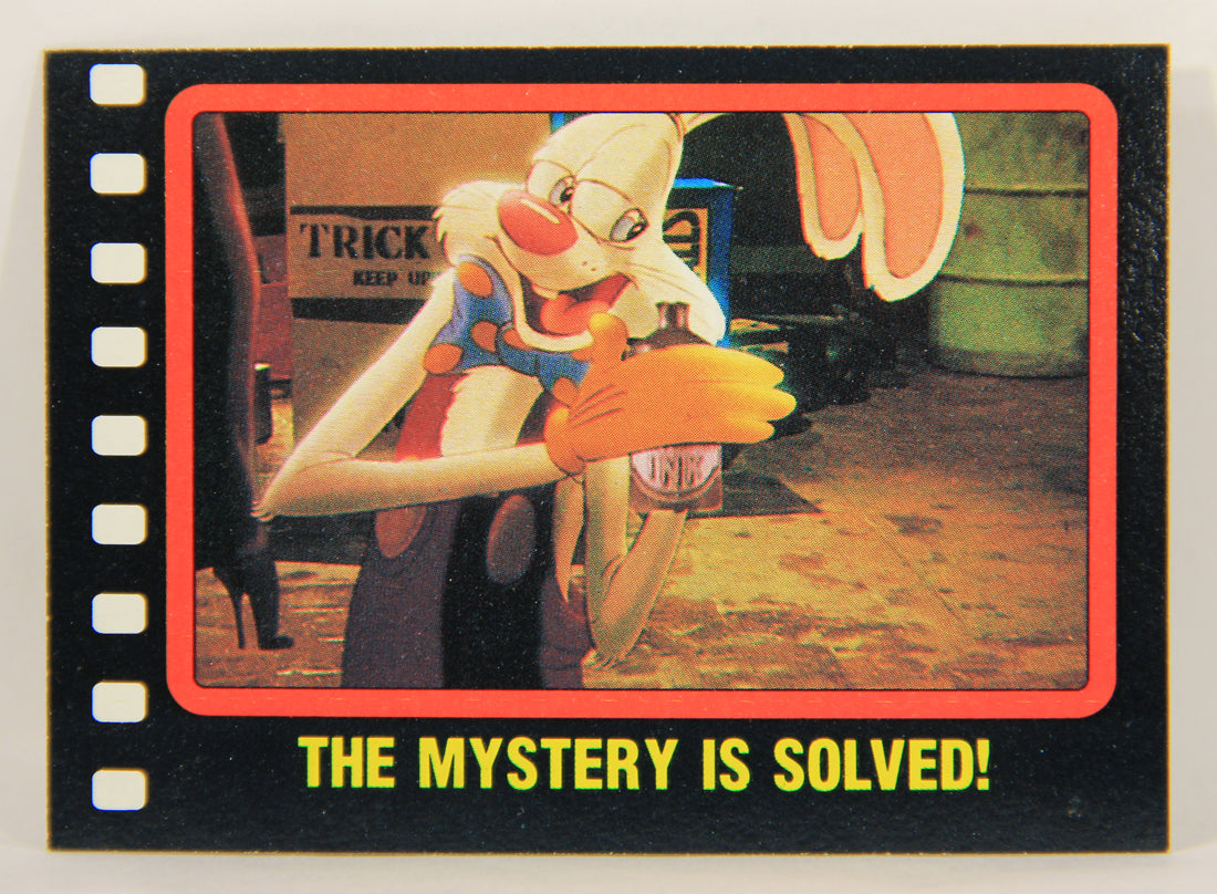 Who Framed Roger Rabbit 1988 Trading Card #130 The Mystery Is Solved ENG Topps L006903