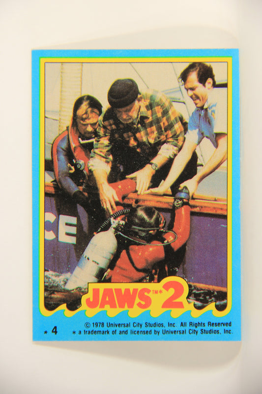 Jaws 2 - 1978 Trading Card Sticker #4 Sea Explorer - Canada O-Pee-Chee L007109
