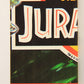 Jurassic Park 1993 Trading Card Sticker #10 Velociraptor ENG Topps Puzzle L007126