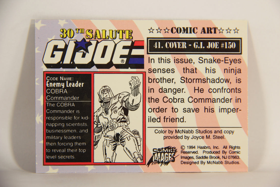 GI Joe 30th Salute 1994 Trading Card #41 Cover - G.I. Joe #150 ENG L007405