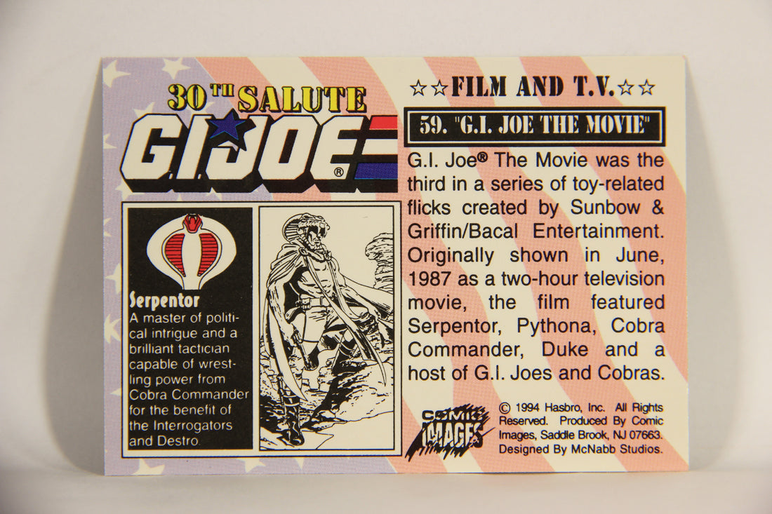 GI Joe 30th Salute 1994 Trading Card #59 G.I. Joe The Movie ENG L007406