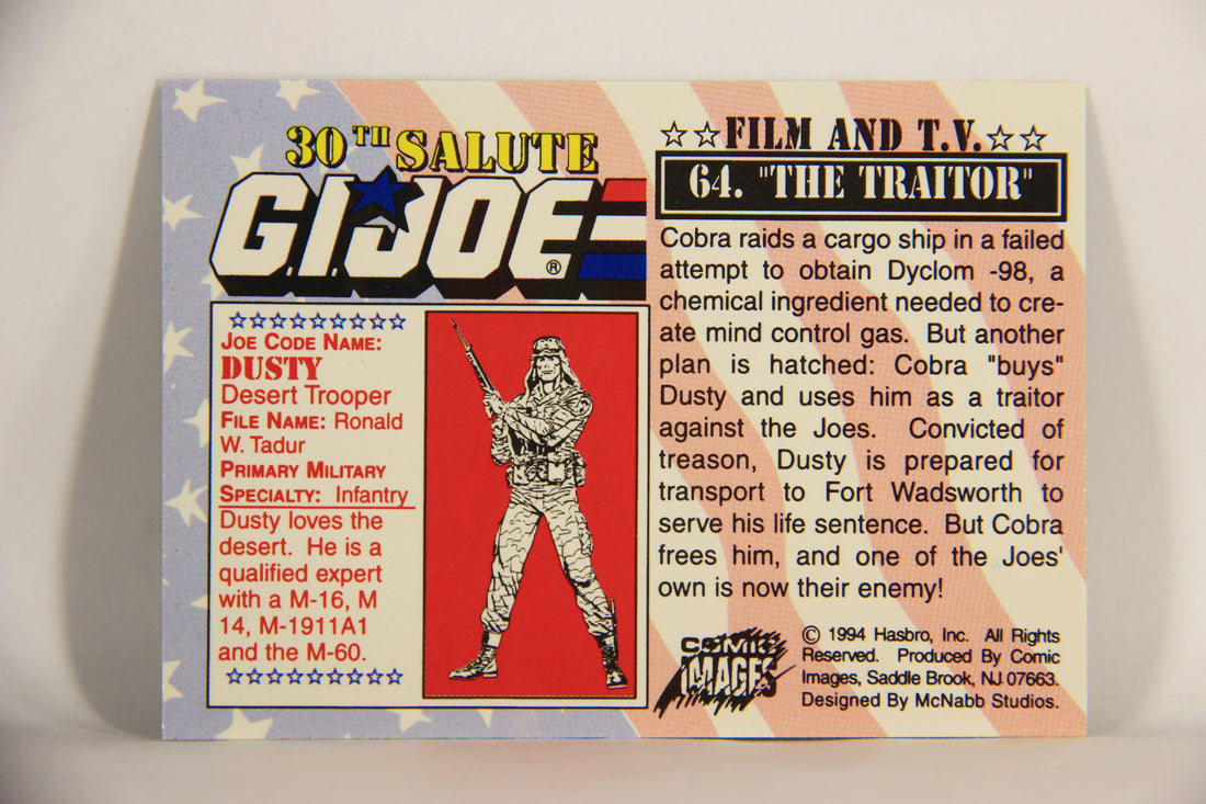 GI Joe 30th Salute 1994 Trading Card #64 The Traitor ENG L007410