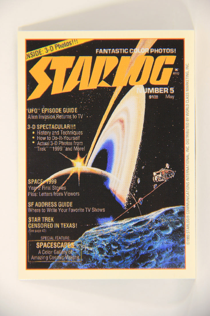 Starlog 1993 Trading Card #2 Spacescapes Color Gallery "Cover Number 5" L007570