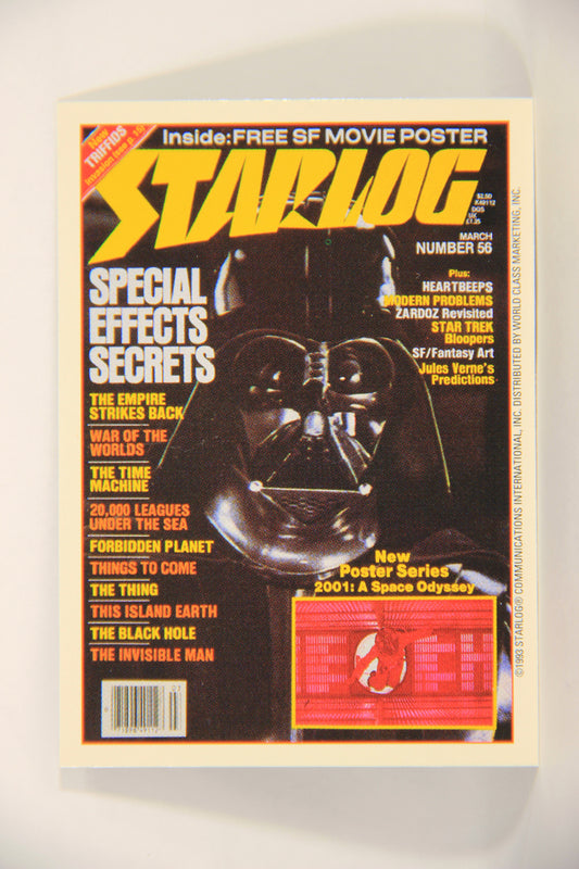 Starlog 1993 Trading Card #29 Special Effects Empire Strikes Back "Cover Number 56" L007597