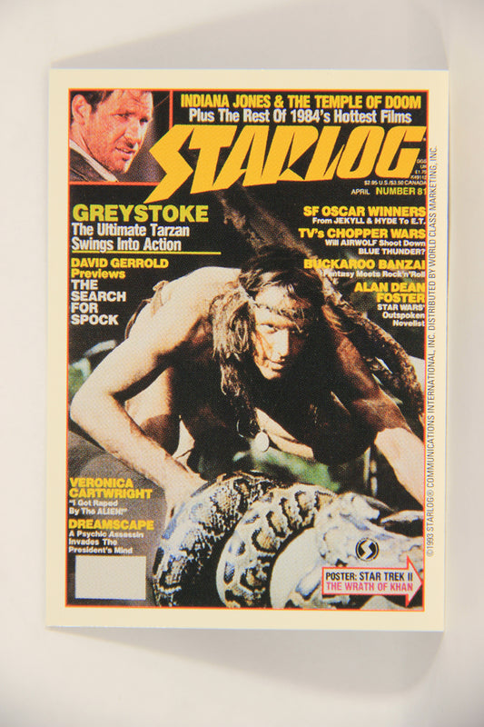 Starlog 1993 Trading Card #36 Greystoke "Cover Number 81" L007604