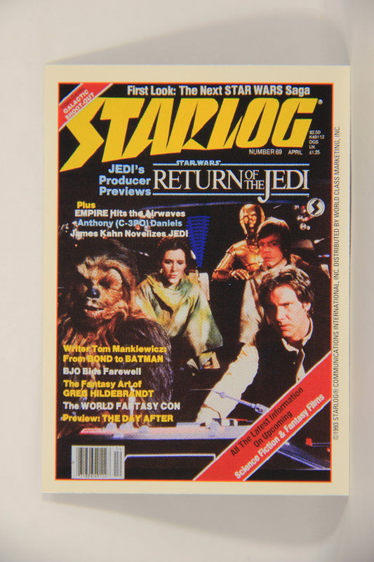Starlog 1993 Trading Card #40 Return Of The Jedi "Cover Number 69" L007608