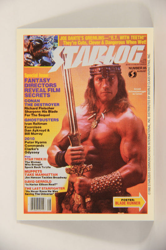 Starlog 1993 Trading Card #43 Conan The Destroyer "Cover Number 85" L007611