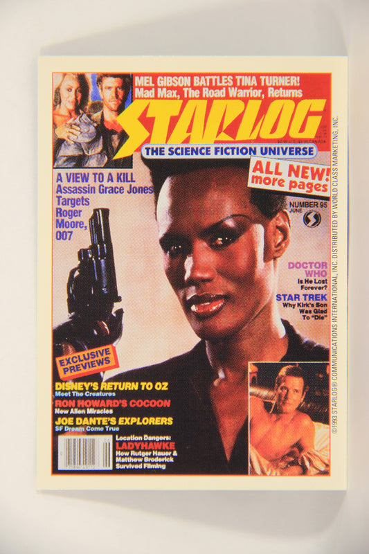 Starlog 1993 Trading Card #48 A View To A Kill Grace Jones "Cover Number 95" L007616